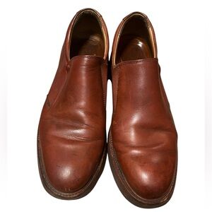 Samuel Hubbard Frequent Traveler Men's Leather Slip On Loafer Brown Size 9